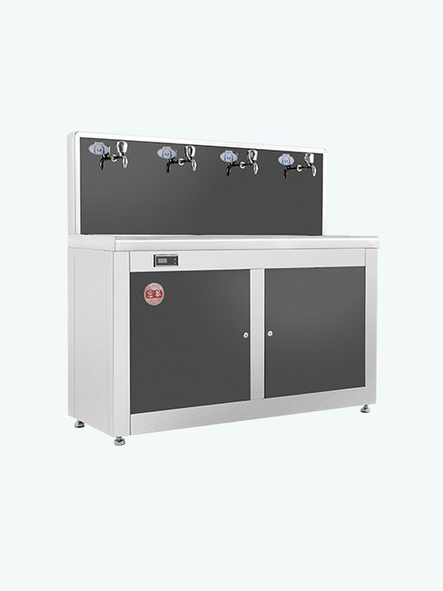 四龍頭普通式校園溫熱型商用電開水器黑色 四龍頭普通式校園溫熱型商用電開水器黑色